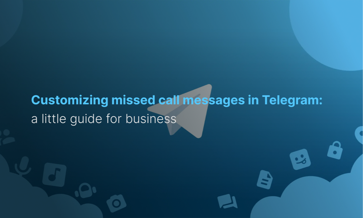 Missed calls in Telegram: how to set up a message?